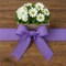 Designer’s Shop WR 63-5168 2.5” x 10 yard Holiday Purple Burlap wired edge ribbons